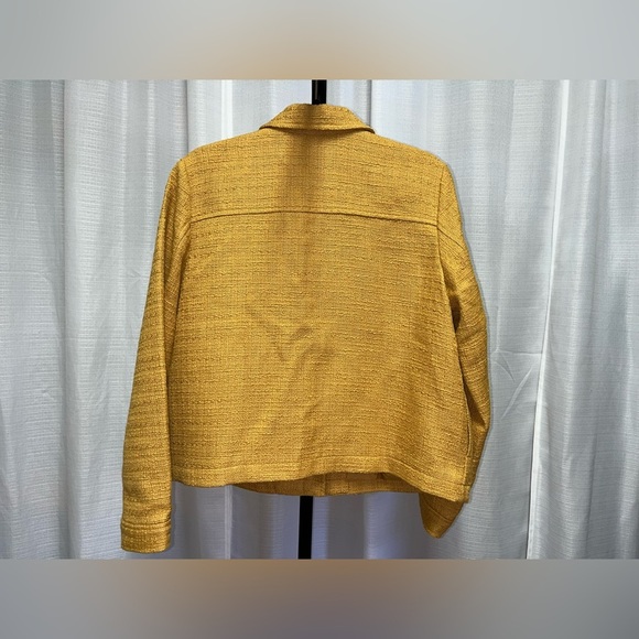 J.Jill Modern Tweed Jacket in honey | size Medium - Picture 4 of 9